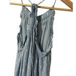 MISA Los Angeles  Tassel Blue Maxi Tassle Small Sundress Spring‎ Photo 4