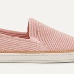 UGG  Sammy knit rib sneakers pink women’s size 8 lightweight slip on shoes Photo 0