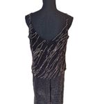 Alex Evenings Vintage Metallic Black Dress Set – Elegant Formalwear Photo 3