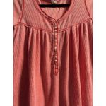 We The Free Free People Shirt Womens Size XS Light Red  Kai Thermal Henley Boho Photo 3