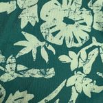 Rip Skirt Hawaii Adjustable Wrap Skirt Lightweight Green Tropical Print Size S Photo 2