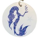 Mermaid Starfish Earrings Dangle Drop Ocean Beach Coastal Nautical Jewelry New Blue Photo 2