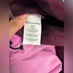 Champion Windbreaker Hoodie with Front Kangaroo Pockets Color Pink Multi Size S Photo 7