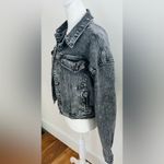 Wild Fable Black Cropped Jean Jacket women XS  100% cotton  Photo 2