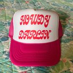 Howdy Darlin Trucker Hat Pink Photo 2