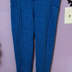 J. McLaughlin  Vibrant Blue Textured leggings Photo 0
