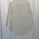 BCBG Maxazria White Cotton Tunic Large Photo 5