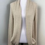 Mix by 41 Hawthorn Neutral Tan Knit Cocoon Cardigan Sweater Large Photo 0