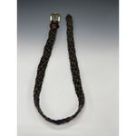 Capezio Argentina‎ Rainbow Braided Leather Belt Multi Photo 3