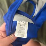 One Piece Roka  Women’s Elite Strap Back Blue Swimsuit Photo 3