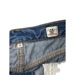 Levi's Levi’s White Oak - Distressed Cut Hem Denim Jean Shorts in Blue Photo 1