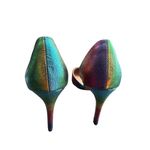 Betsey Johnson womans inbow Metallic Stiletto Heels Size 5.5 SKU8165 Photo 7