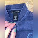 EXPRESS y2k navy blue zip up Photo 3