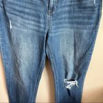 Old Navy Tall The Power Jean Perfect Straight Ankle Distressed Raw Hem Jeans Photo 1