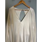 BANJUL White Satin Mini Dress with Inner Bodysuit Size Large Bachelorette Photo 1
