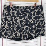 Banana Republic  Floral Embroidered Chino Shorts Black Tan 10 Photo 0