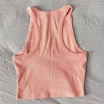 ZARA Pink Ribbed Tank Top Photo 2