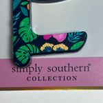 Simply Southern Hands Free Floral Tropical Print Door Opener Key Chain Accessory Photo 3