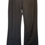 Lululemon Gray Black Wide Leg Flared Athletic Running Lounge Pants Women Sz 6 Photo 0