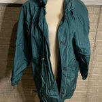 Vintage Norm Thompson Oregon Green Button Down Lightweight Coat Jacket Medium Photo 0