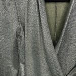 1. State  Cozy Sparkle Surplice Crisscross Metallic‎ Green Top Small Holiday Party Photo 2