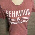 Bella Canvas Bella+Canvas Teacher Behavior is Communication‎ Short Sleeve Tee XS Photo 1