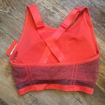 Spanx  New Seamless Sculpt Sports Bra Small Spacedye Coral Punch NWT Photo 1