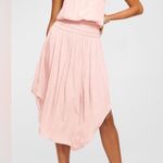 Ramy Brook  Audrey Candy Smocked High Neck Midi Dress size Medium Photo 0