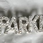 SPARKLE Brooch Pave Rhinestone Sparkly Clear Silver Tone 3.5" X 1" Long Photo 8