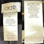 Cache Navy Blue Lace Overlay Flares Photo 4