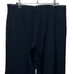 Gucci Wide Leg Trousers Dress Pants Black Mid Rise Womens Size IT 44 US L Photo 3