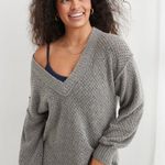 Aerie  V-Neck Sweater Oversized Photo 0