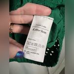 & Other Stories Anthropologie & Other Stories Green Eyelet Short Sleeve Dress 6 Photo 7