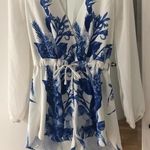 Stylestalker Revolve  White Floral Mesh Romper Photo 2