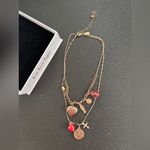 Free People  Gold Layered Charm Necklace Photo 1