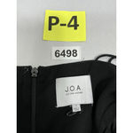 J.O.A. Womans Mini A Line Dress Small black Lined Back Zip Spaghetti Straps Photo 2