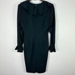 Talbots  Oberon Black Wool Dress 8 Vintage Old Money Dark Academia Minimalist Photo 1