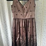 Adrianna Papell Intricate Beading Mesh Netting Overlay Lace Cocktail Dress 4 Photo 2