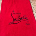 Christian Louboutin Red Shoe Dust Bag 13x8.75 Drawstring Storage Logo Photo 1
