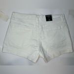 BLANKNYC NWT The‎ Fulton Boyfriend Distressed Denim Roll Up Short White Size 28 Photo 11
