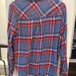 Lucky Brand  Plaid Button Down Shirt Size L Soft Lightweight Flannel Photo 4