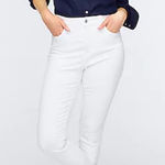 J.Crew L4869 Women's Curvy Toothpick Jeans White Size 36 or 22 NEW Photo 0