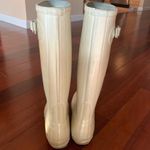 Hunter Tall Rain Boots Pearl White Size 5 Photo 7