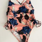 [Sociala] Pink Floral Print V Photo 2