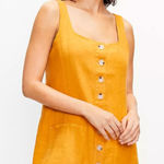 Lou & grey  100% Linen Button Pocket Tank Dress Size XS Photo 0