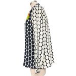 Etro Made in Italy 100% Silk Polka Dot Floral Embroidered Blouse Size 44/Medium Black Photo 2