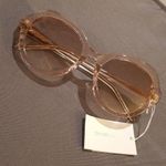 Zimmermann 💕💕 Amelie Butterfly Sunglasses ~ Nude Acetate 100% UV Protection NWT Photo 9