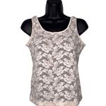 Christian Dior Vintage  Intimates Lace Tank Top Light Pink‎ Photo 0
