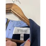 Derek Lam 10 Crosby Fleece Peplum Style Tank Top Womens Sz 0 Career Professional Blue Photo 4