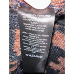 Anthropologie Sweater Coatigan Cardigan Navy Jacquard Small Faux Fur Goth Boho Photo 9